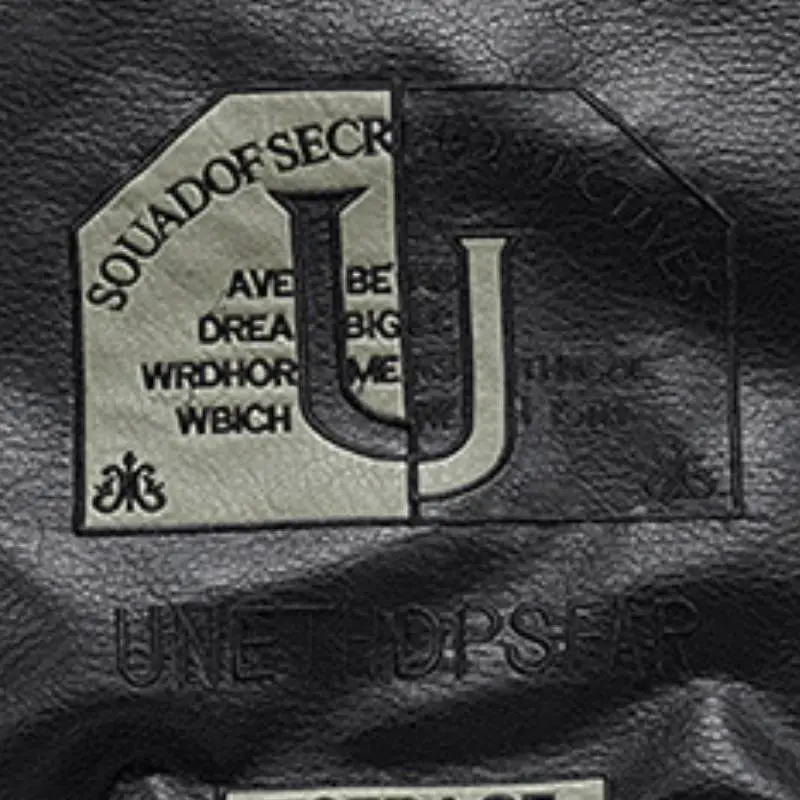 Retro Loose Artificial Leather Jacket-3
