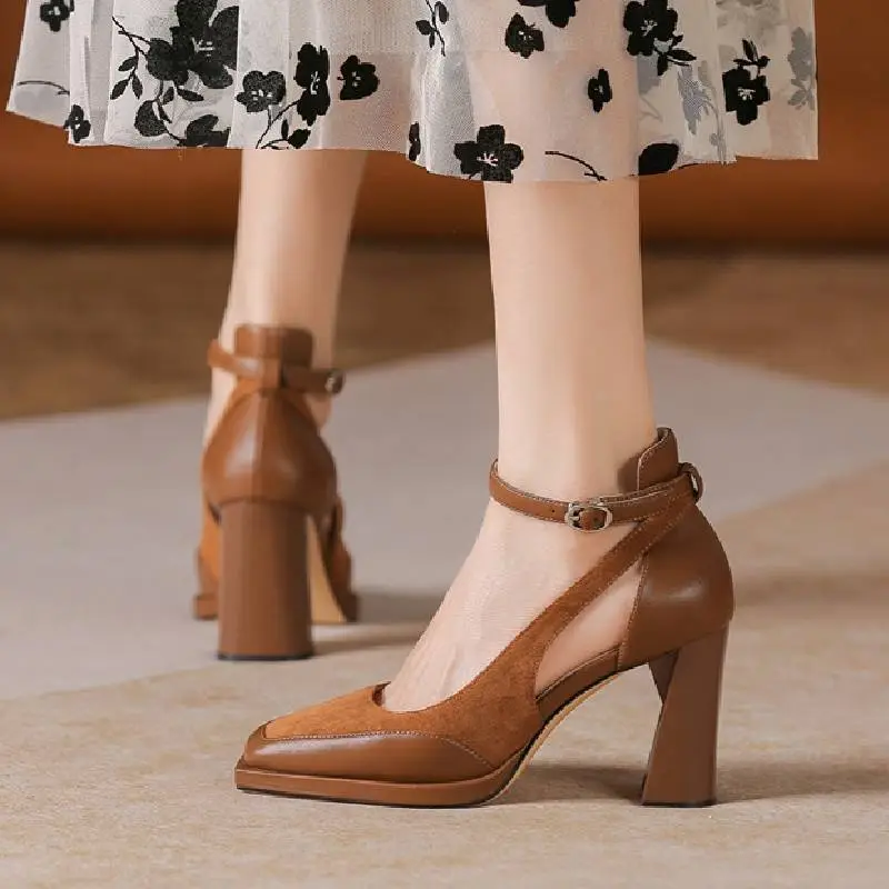 Elegant Waterproof High Heels-2