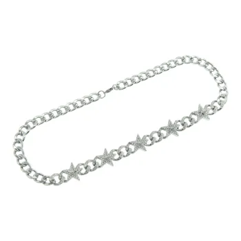 Splicing Diamond Cuban Necklace