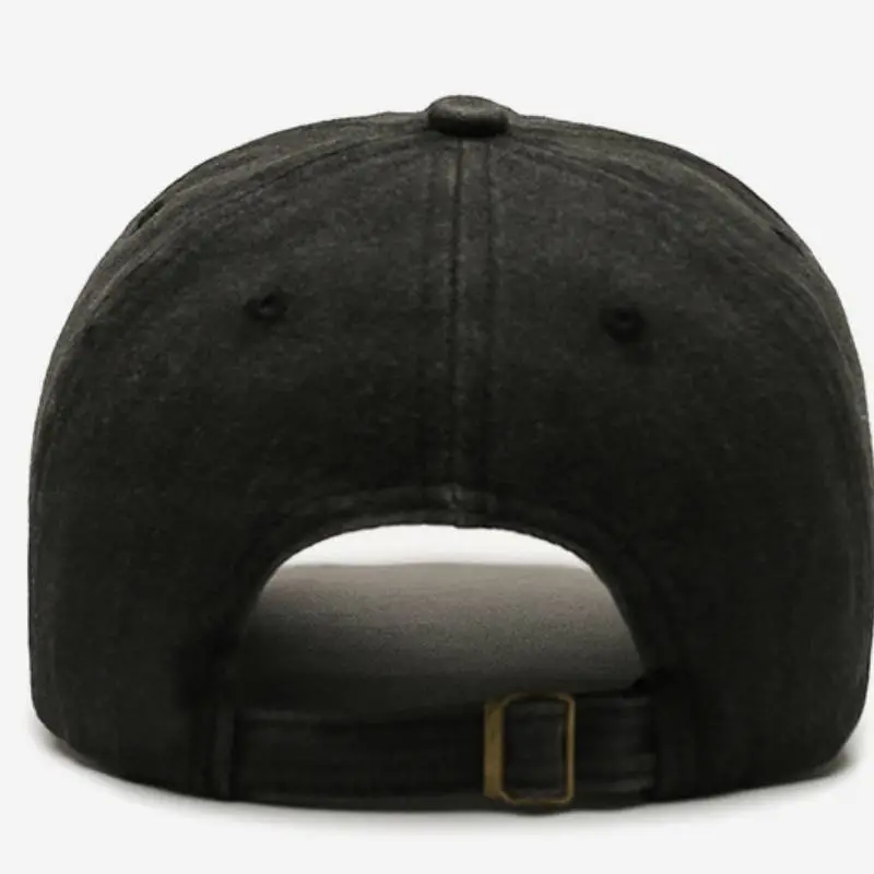 Retro Simple Peaked Cap Man-4