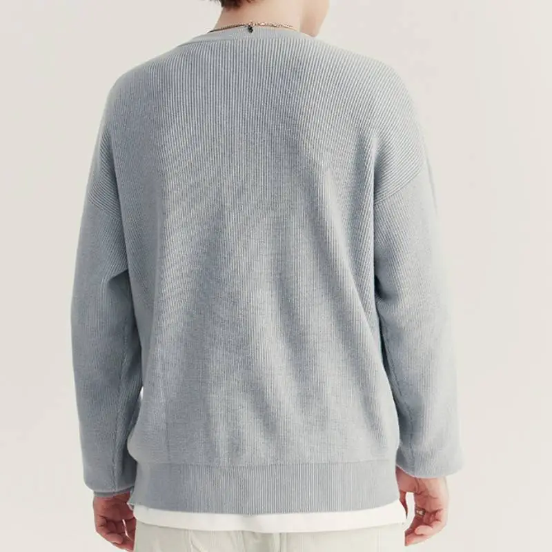 Loose Simple Modal Sweater-5