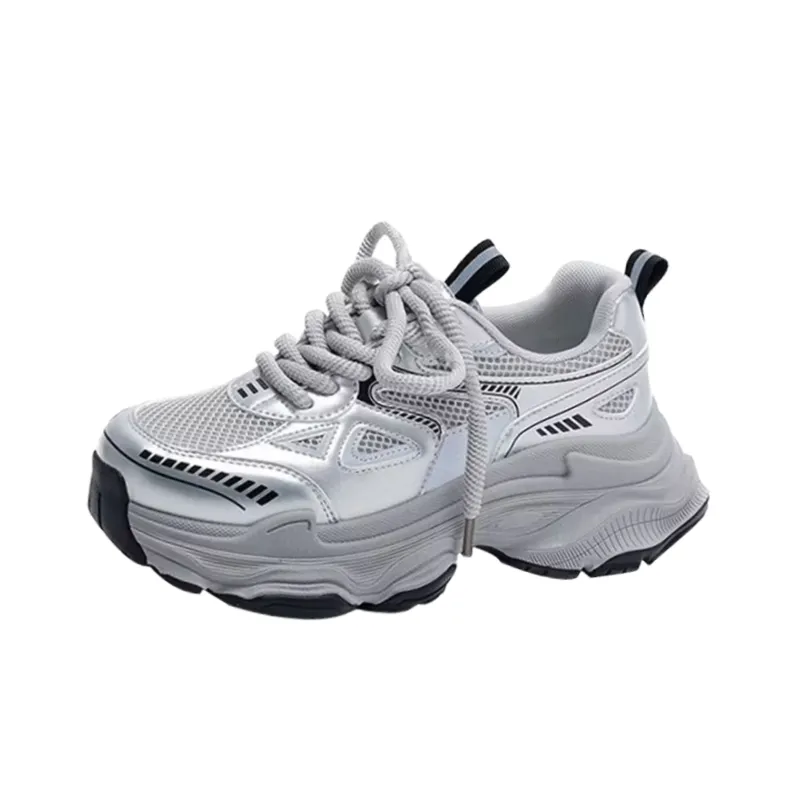 Simple Breathable Chunky Sneakers-0