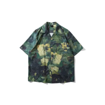Retro Oil Painting Short Sleeved Jacket