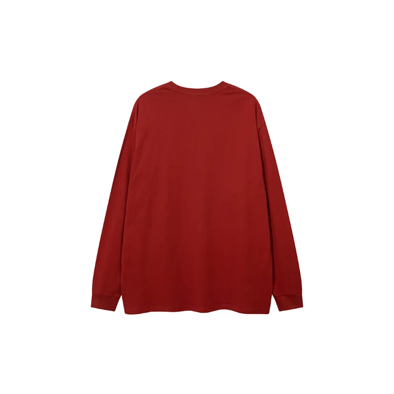 High Street Letter Printed Long Sleeve T Shirt-1