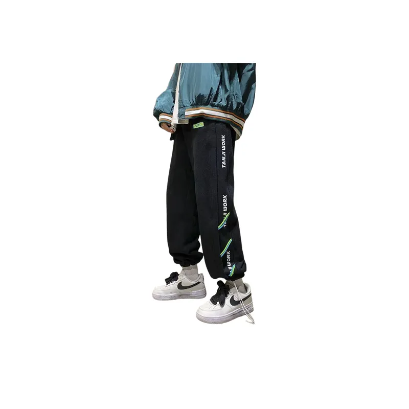 Trendy Drawstring Casual Pants-4