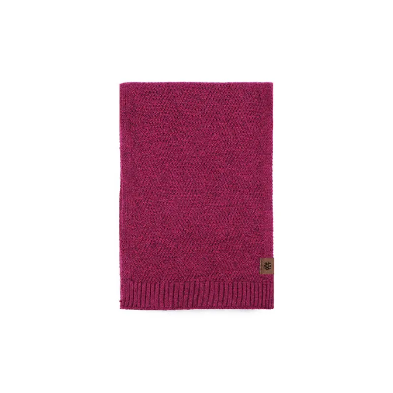 Retro Plain Knit Scarf-7