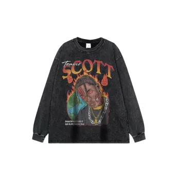 Retro Street Distress Sweatshirt