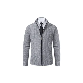 Fashionable Plain Cotton Blended Fabric Knitwear