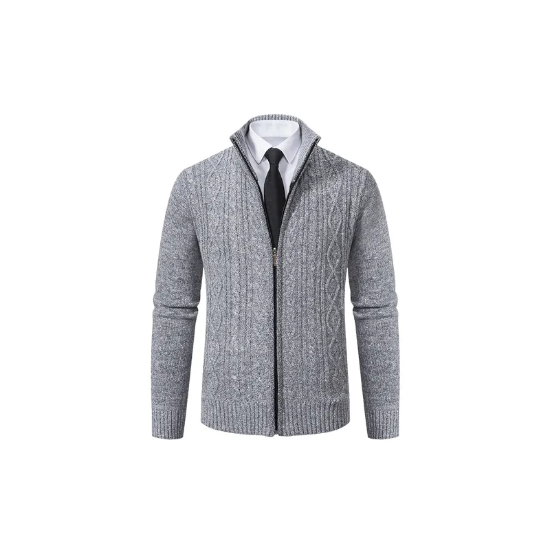 Fashionable Plain Cotton Blended Fabric Knitwear-10