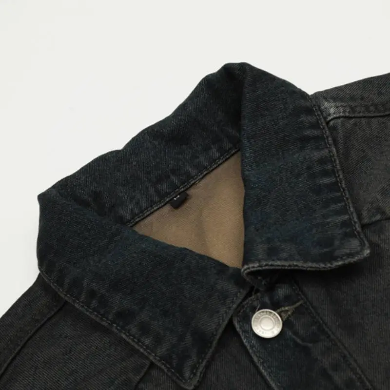 Retro Washed Loose Jacket-2