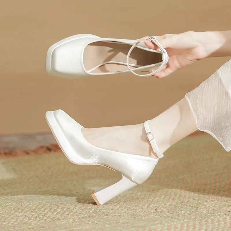 Fashionable Waterproof Mary Jane Shoes-5