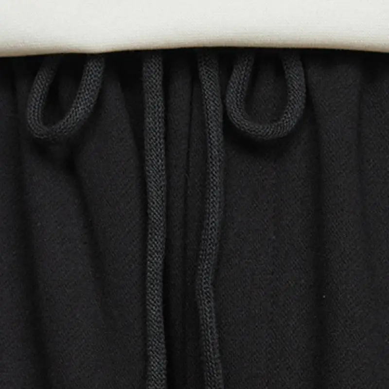 Basics Loose Cotton Blended Fabric Casual Pants-4