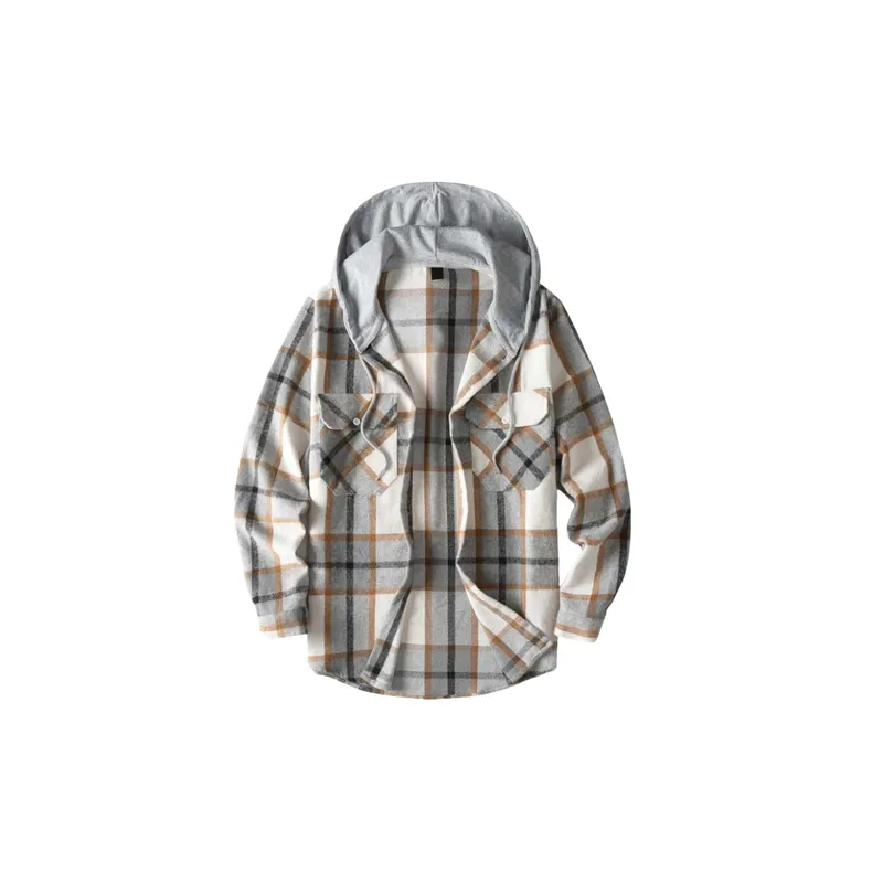 Casual Retro Woolen Fabric Shirt-4