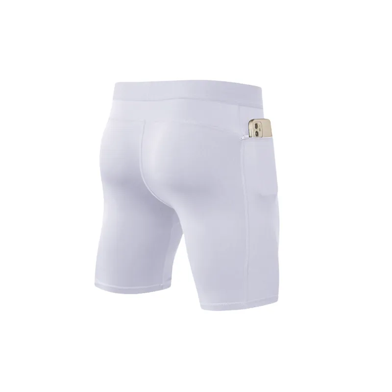 Simple Plain Polyester Sports Shorts-11