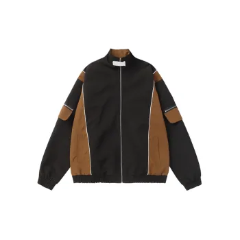 House Deconstructed Stitching Multi Pocket Loose Jacket