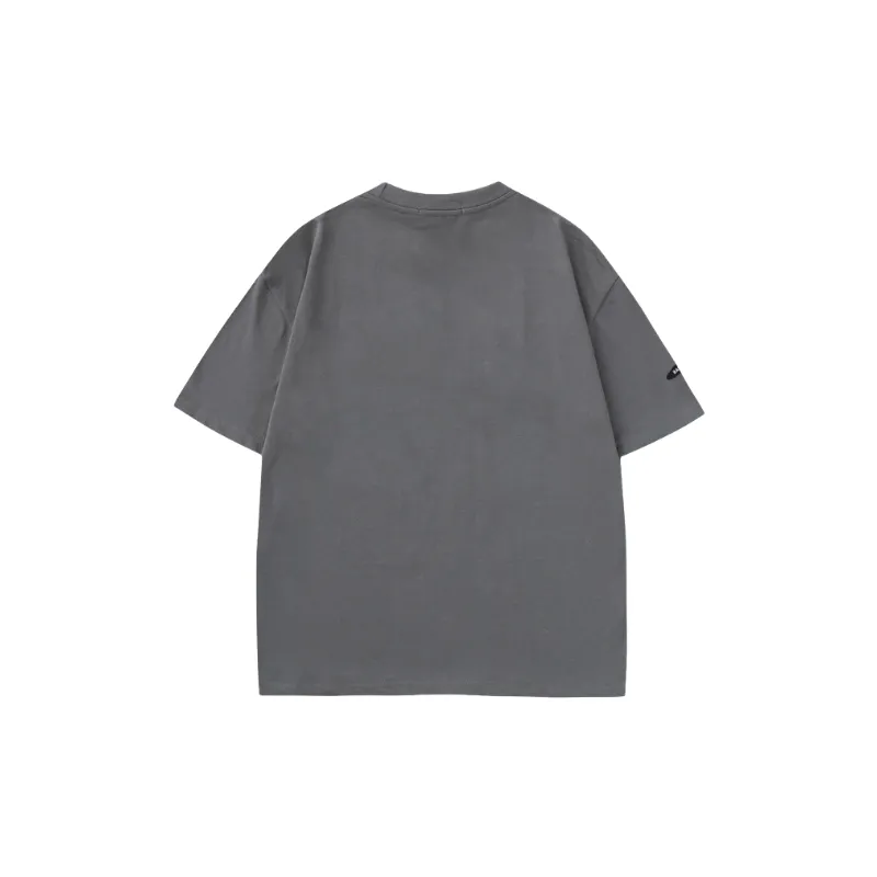 Simple Basics Cotton Blended Fabric T Shirt Unisex-3