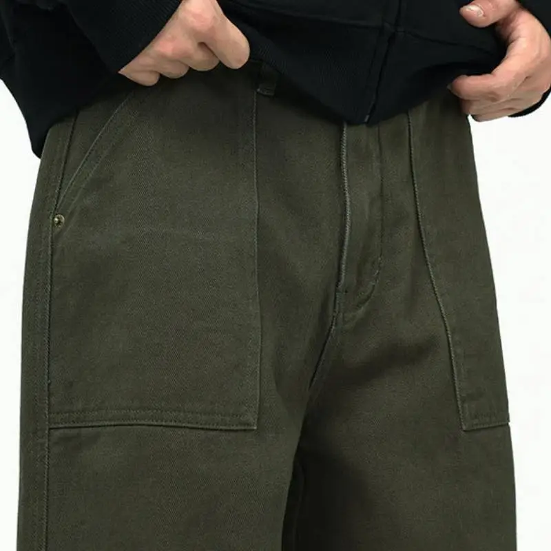 Trendy Casual Cotton Cargo Pants-5