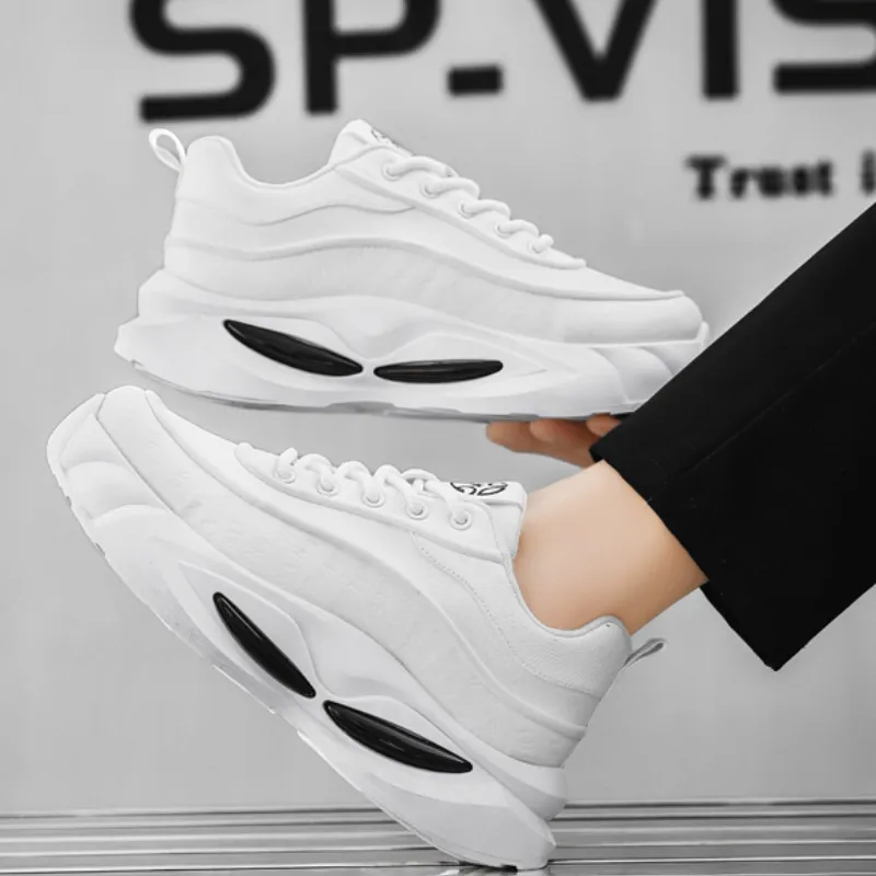 Sporty Plain Chunky Sneakers-1