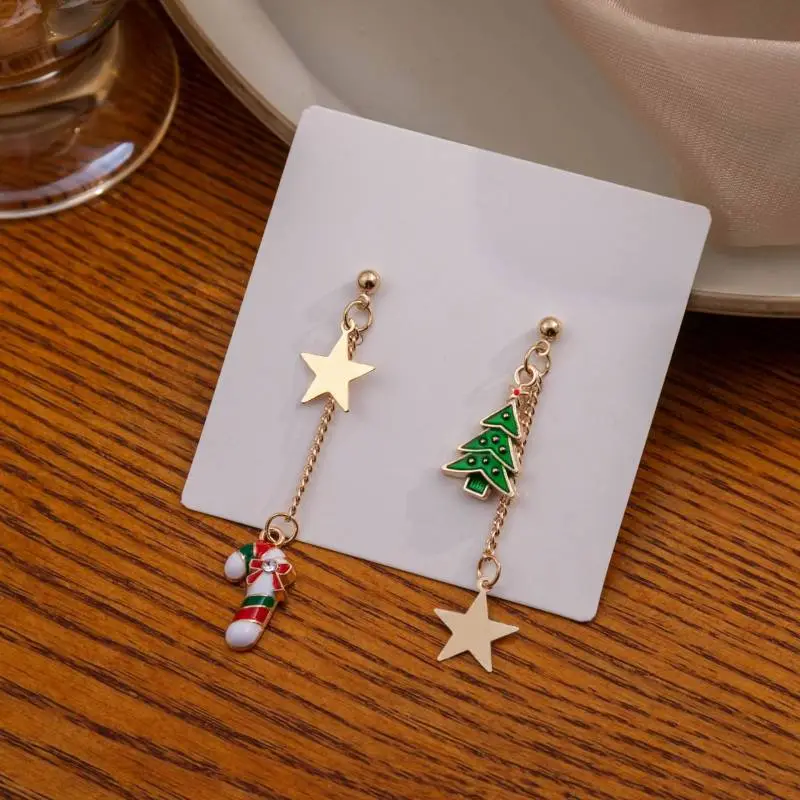 Street Christmas Star Earring-2