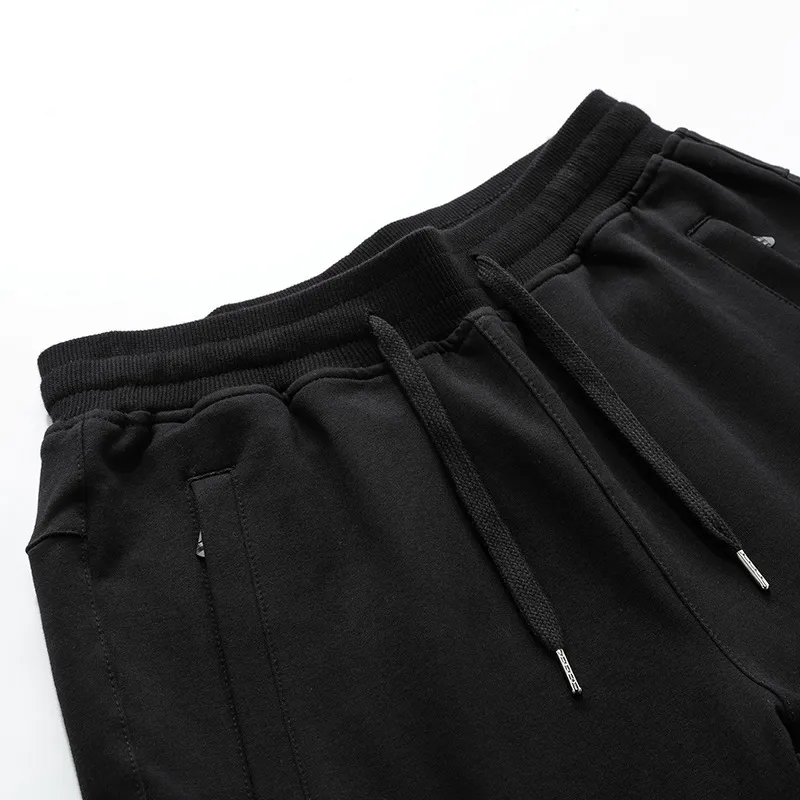 Casual Loose Combed Cotton Sports Pants-4