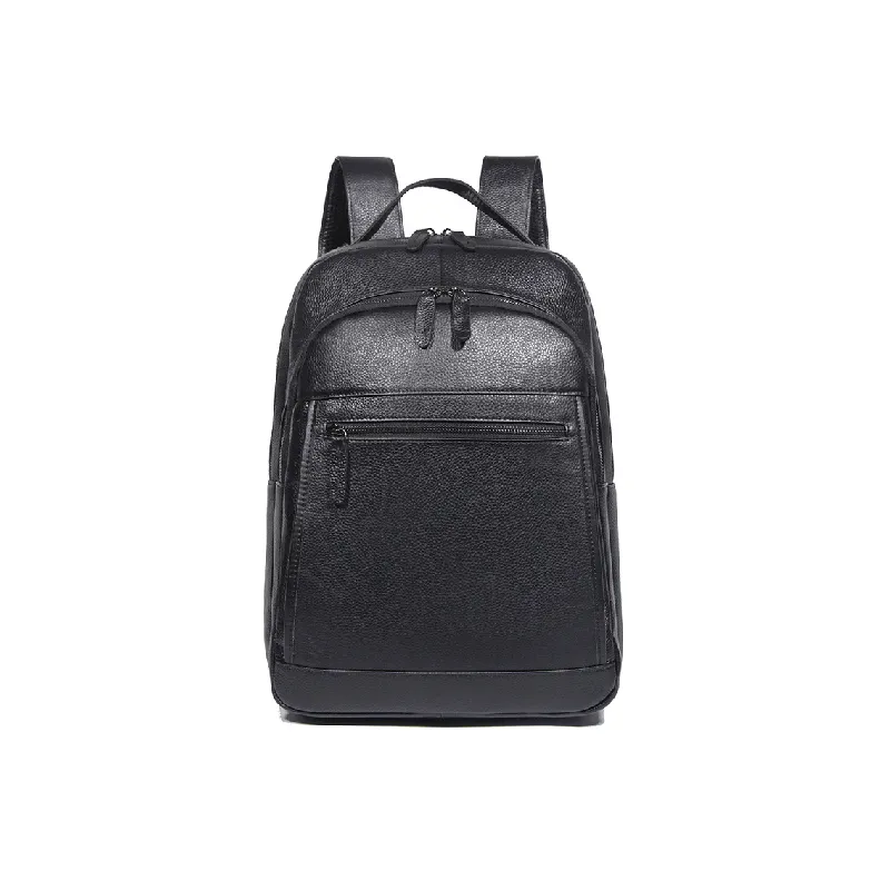 Casual Business Leather Backpack-0