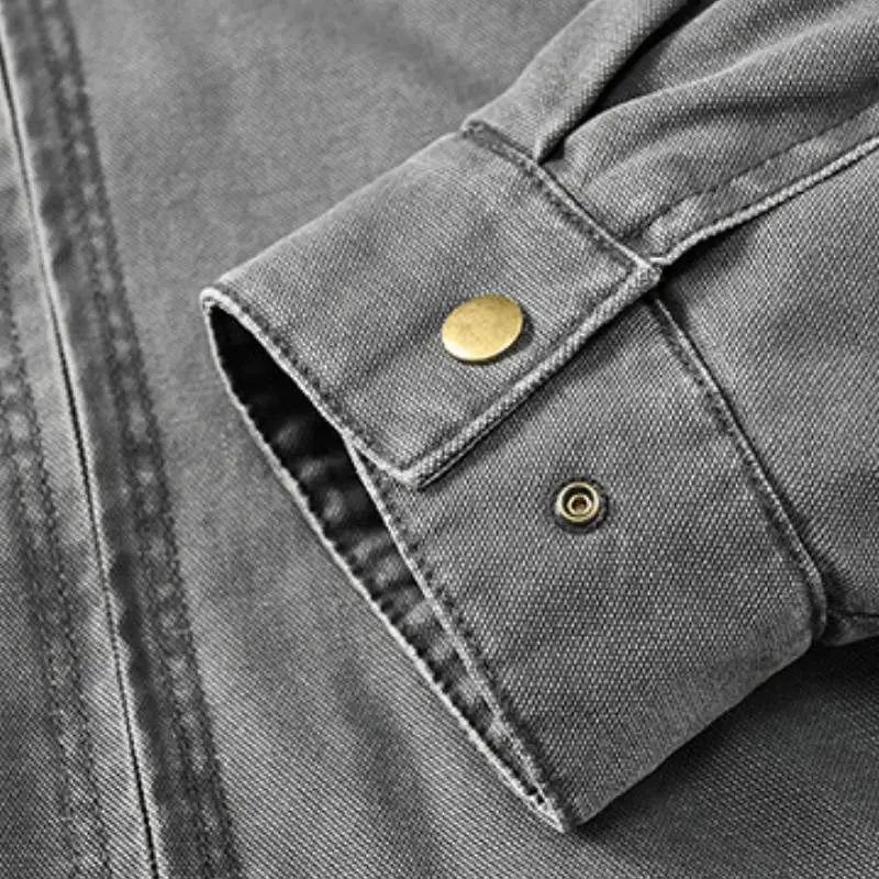 Simple Washed Jacket-9