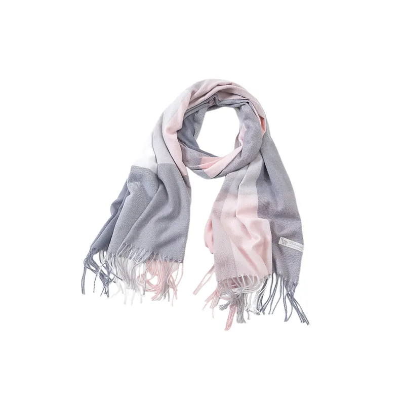 Casual Plain Knit Scarf-4