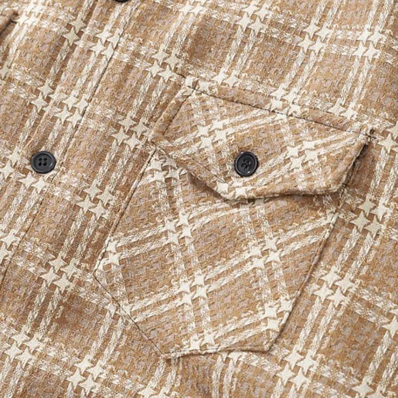 Basics Simple Cotton Blended Fabric Shirt-3