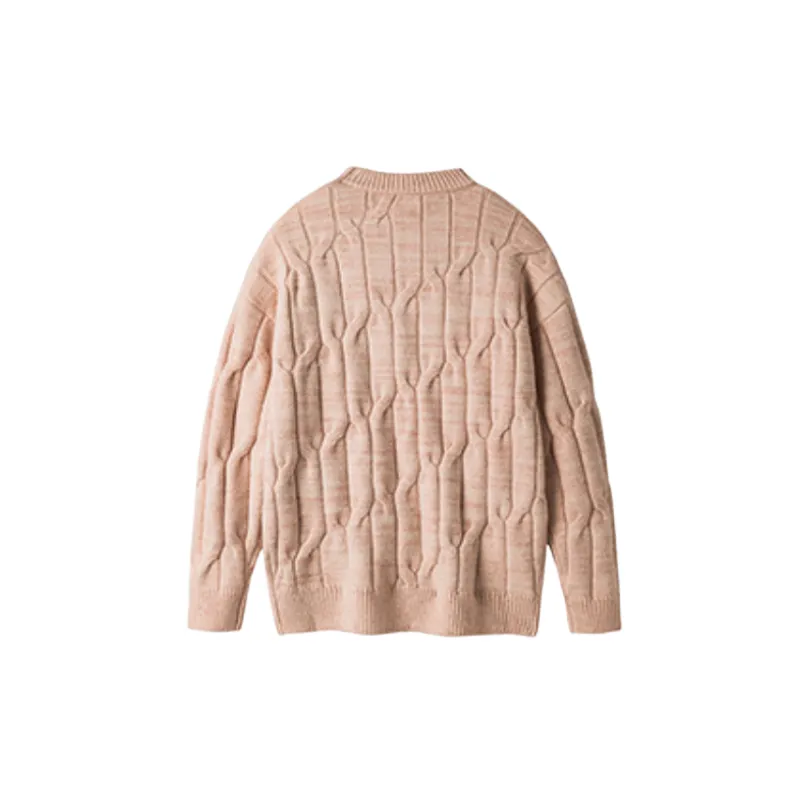 Trendy Plain Polyester Sweater-13