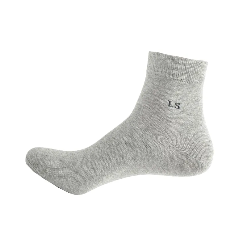 Casual Striped Cotton Mid Calf Sock-1