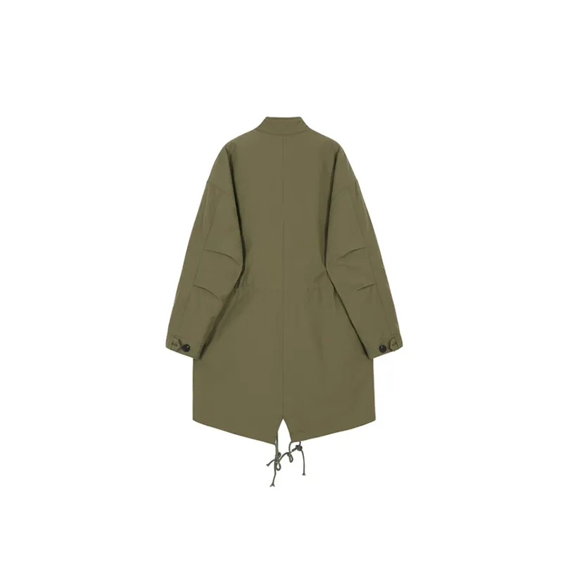 Fashionable Loose Trench Coat-1