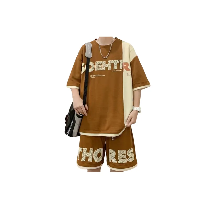 Trendy Short And Sports Shirt Set-0