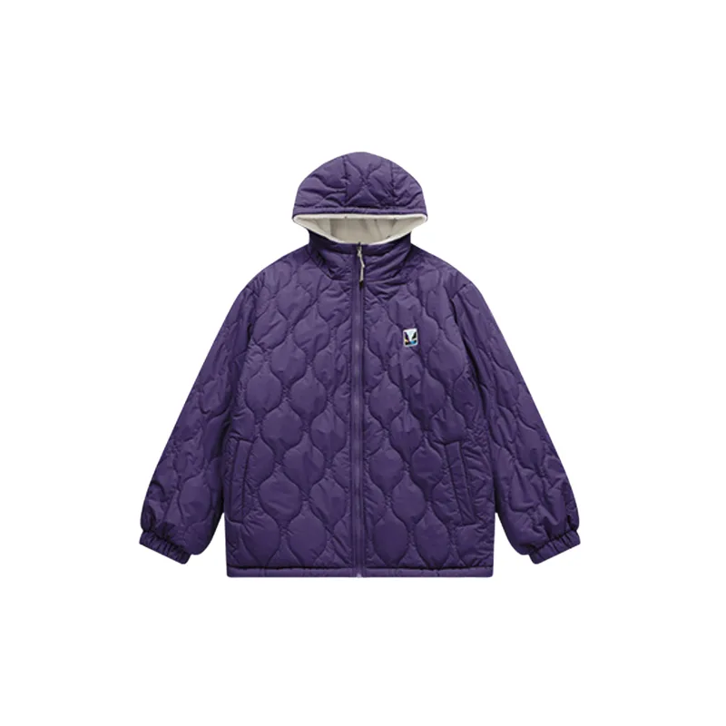 Fashionable Zipper 100% Polyester Quilted Jacket-8
