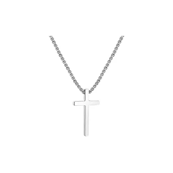 Hip Hop Titanium Steel Cross Necklace