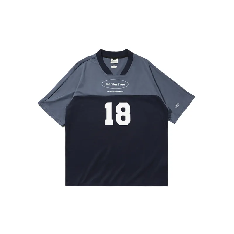 Retro Loose Cotton Blended Fabric T Shirt Unisex-0