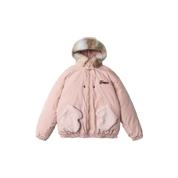 Casual Colorblock Quilted Jacket