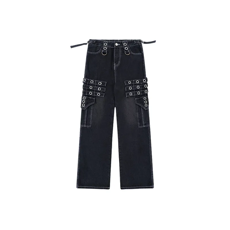 Punk Washed Jeans-0