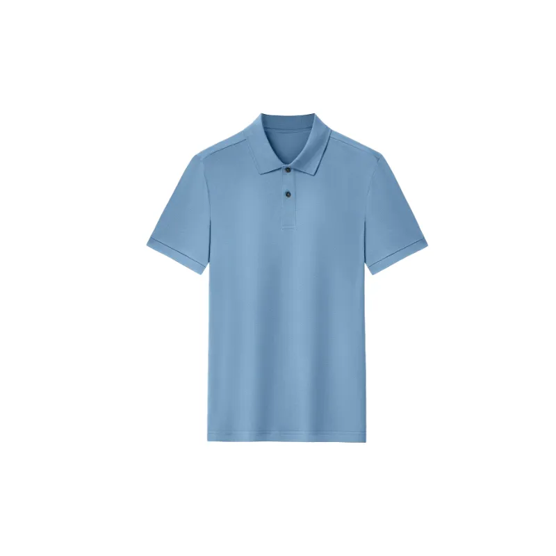 Casual Fashionable Cotton Blended Fabric Polo Man-7