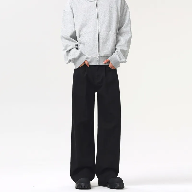 Retro Loose Cotton Casual Pants-1
