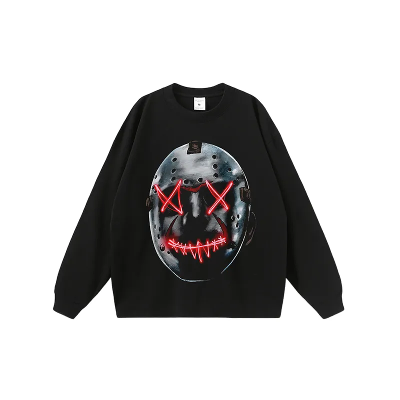 Casual All Over Print Sweatshirt-0