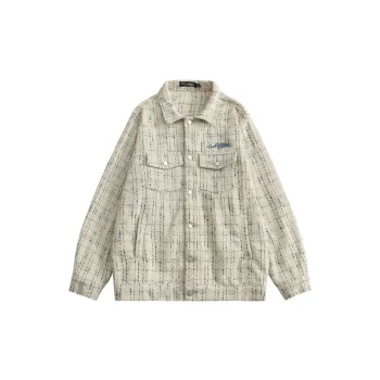 Style Plaid Trendy Couple Jacket