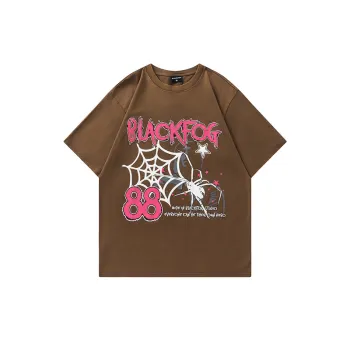 Retro Spider Print T Shirt