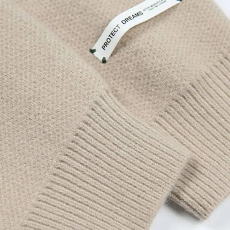 Casual Breathable Blended Synthetic Fabrics Sweater-6