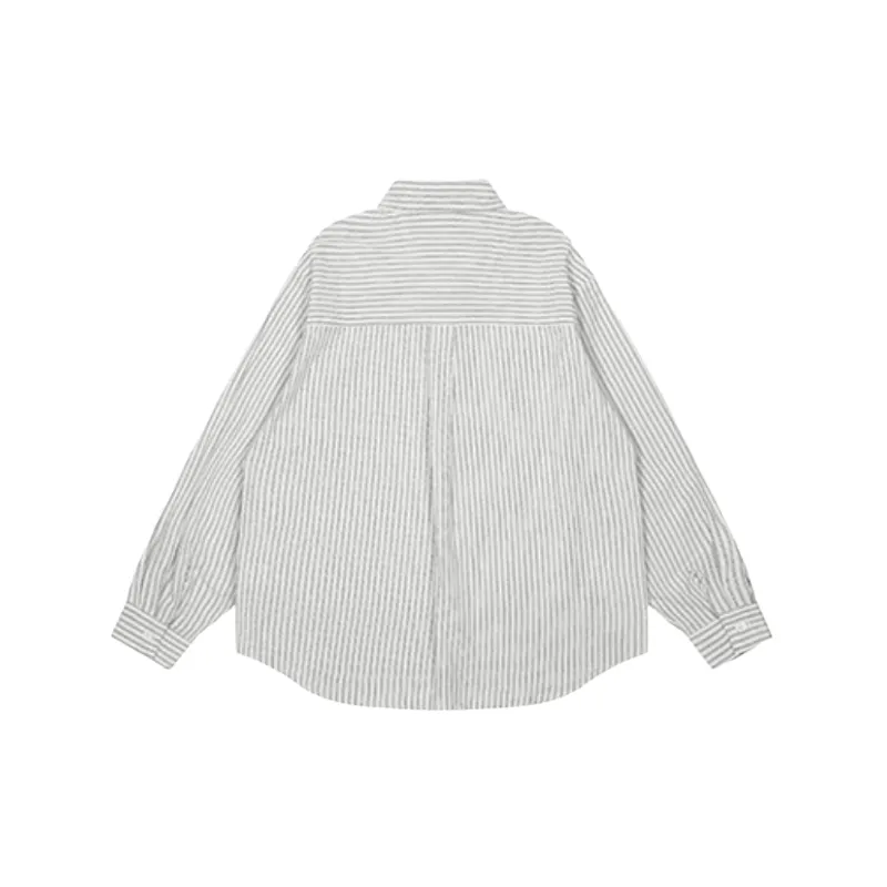 Retro Loose Denim Shirt-3