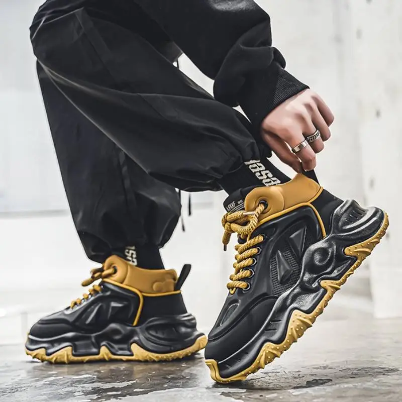 Casual Fashionable Sporty Chunky Sneakers-4