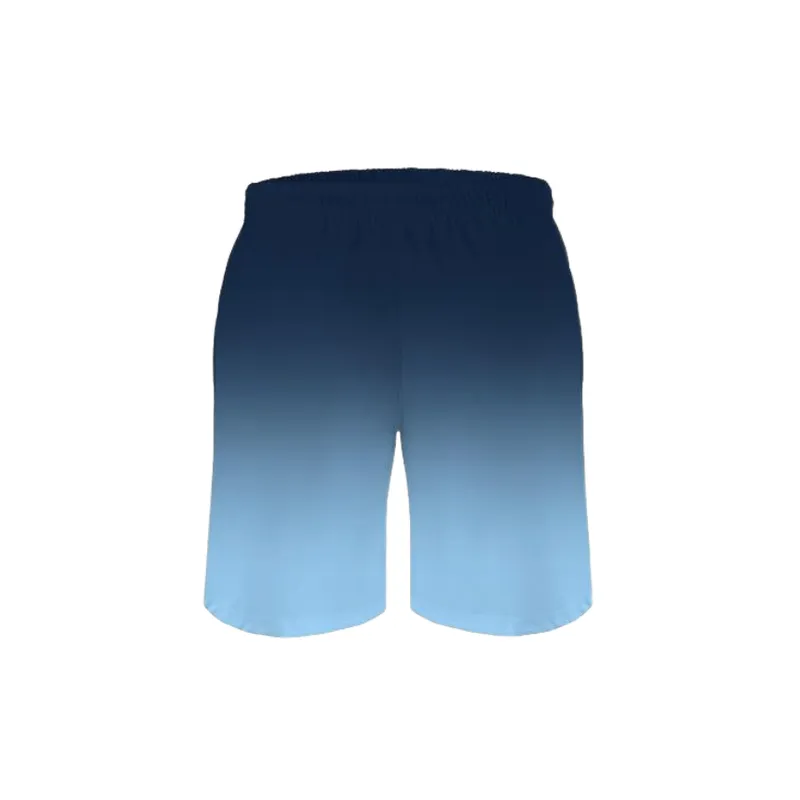 Sporty Retro Polyester Casual Shorts-1