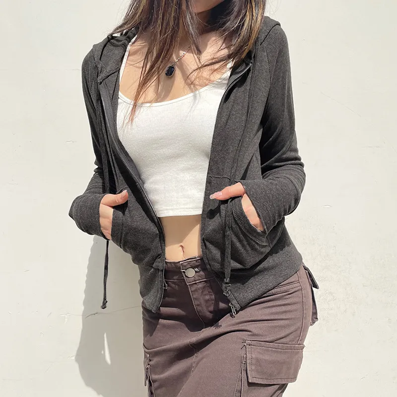 Casual Basics Ribbed Fabric Sweatshirt-4