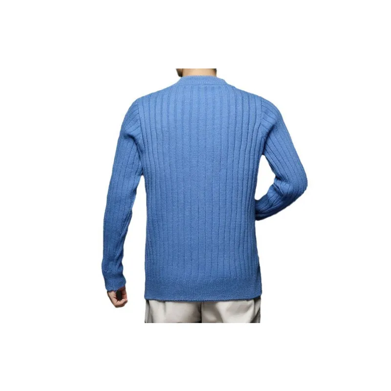Striped Warm Acrylic Fibres Sweater-2