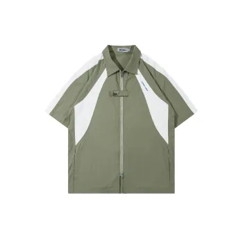 Casual Contrast Color Linen Blend Fabric Shirt