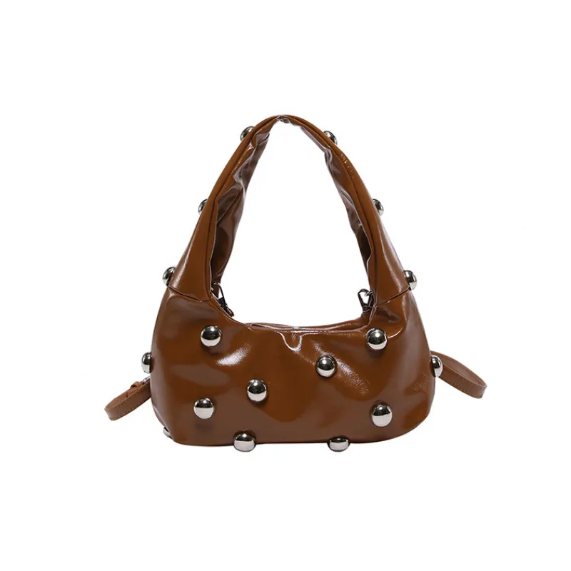 Fashion Studded Shoulder Bag-7